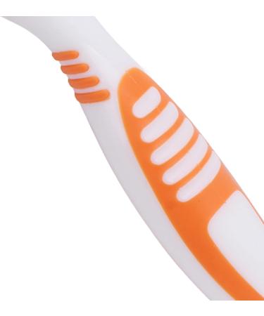 Durable Double Head Denture Toothbrush | Tartar Prevention & Deep Cleaning Brush for Dentures - International Shipping Available - Buy Online on GoSupps.com
