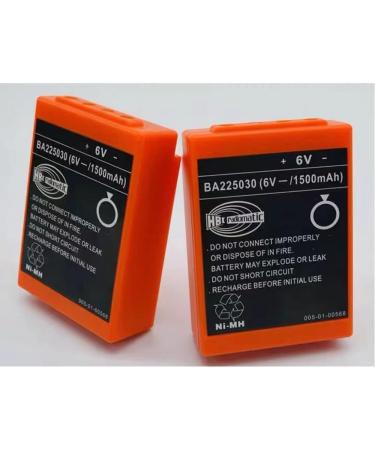 Buy 8-Pack 6V 1500mAh HBC Radiomatic BA225030 Ni-Mh Batteries for Crane Remote Control & Pump Trucks | Fast International Shipping - Buy Online on GoSupps.com