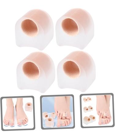 Lurrose 2 Pairs Silicone Gel Toe Spacers & Bunion Protector Sleeves - Multipurpose Fiber Tool for Men, Small Toes Separators - 2.7x2.2cm - Buy Online on GoSupps.com