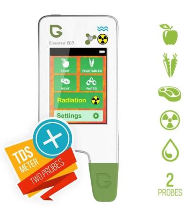Greentest Eco5 Food Nitrate Checker & Radiation Detector - Fish, Meat, Fruit, Vegetables + Water TDS Meter - Buy Online on GoSupps.com