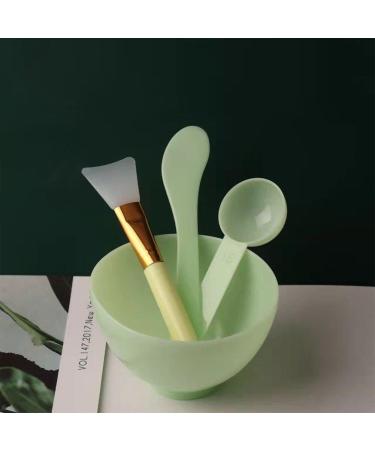 4pcs Silicone Face Mask Mixing Bowl Set Face Mask Bowl with Spoon Stirring Stick Applicator Skin Care Tools for Home Salon - Buy Online on GoSupps.com