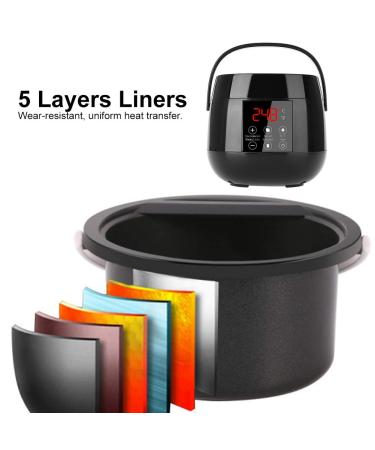 Intelligent LED Display Wax Heater Set - Hair Removal Wax Warmer with Beans & Sticks | Shop Black Wax Heater for Smooth Skin - Buy Online on GoSupps.com