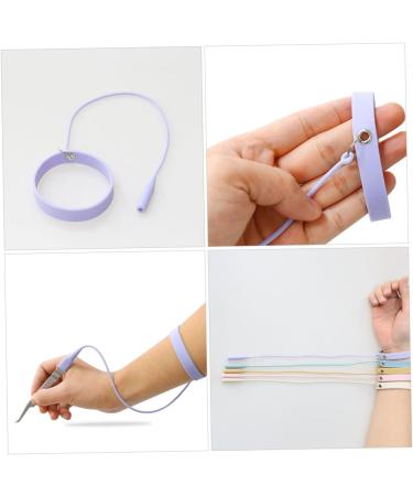 BELLIFFY Tweezers Silicone Bracelet Lash Tweezers Bracelet Lash Tweezer Wristband Professional Tweezers Useful Lash Tweezer Makeup Lash Applicator Pro Tools Eyelash Tools Purple - Buy Online on GoSupps.com