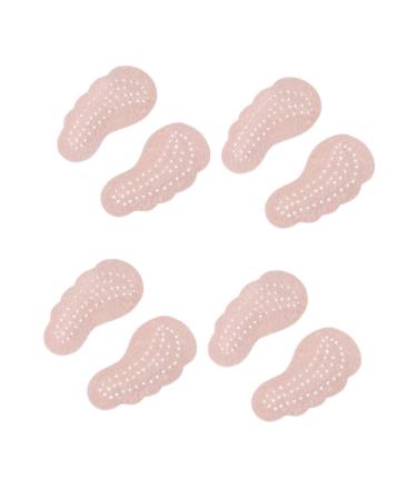 Healvian 4 Pairs Forefoot Pad Fore-Half Insert Pad Half Foot Pad Leather Foot Pad Pumps Shoes for Women Boots for Women Heels Boots Fore Foot Cushion Women's Leather Insole High Heel