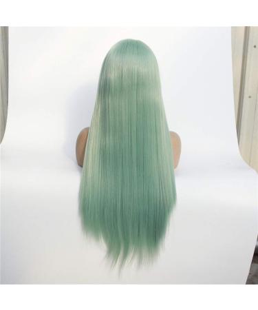 Shop Trendy Mid-Length Straight Lace Front Wig for Women | High-Temperature Silk Fiber Hairpiece - Buy Online on GoSupps.com