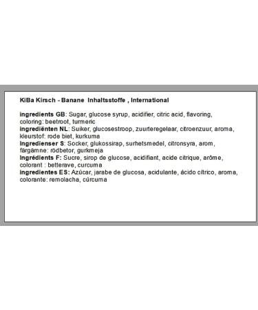 100 g KIBA banana cherry cocktail candy - Buy Online on GoSupps.com