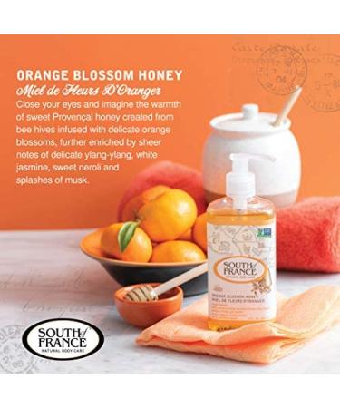 South of France Orange Blossom Honey Hand Wash | Moisturizing Liquid Soap with Mediterranean Sea Algae | 8 oz Pump Bottle - Pack of 6 - Buy Online on GoSupps.com