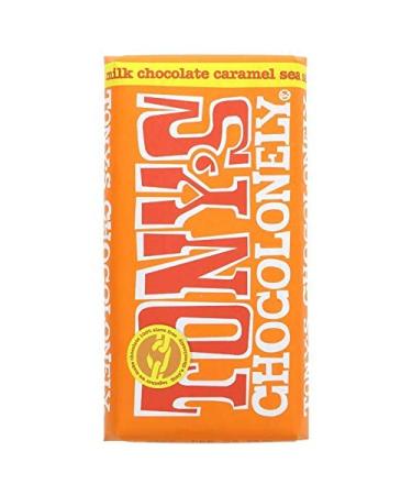 Tony's Chocolonely TONY'S CHOCOLONELY | Caramel au lait choc caramel/sel de mer | 8 x 180 g