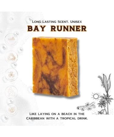 Iron Lion Soap Bay Runner Organic Vegan All Natural Plant Based Bar Soap (3 Pack) - Body, Face, Hands, Bath - Buy Online on GoSupps.com