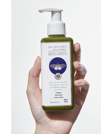 Iva Natura Organic Caring Pure Salt Face Scrub Rich in Minerals 4.22 fl oz - Buy Online on GoSupps.com