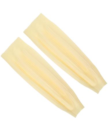 OSALADI Arm Sleeves Covers 45cm Arm Protectors with Elastic End Waterproof Arm Protection Guard Oversleeves for Work Lab School Cleaning