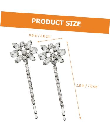 Angoily 8 Pairs Bridal Rhinestone Barrette 90s Jewelry for Women Pearl Hair Accessories Pearl Hair Clips Hair Clips for Women Highlights Hair Dye Kit Pin Miss Wedding Zinc Alloy - Buy Online on GoSupps.com