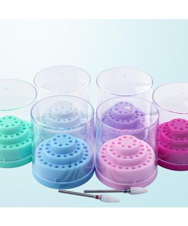 Dajidafu Safe And Hygienic Nail Drill Grinding Bit Holder Box For Clean And Sanitary PP 48 Holes Nail Drill Bits Holder Easy green - Buy Online on GoSupps.com