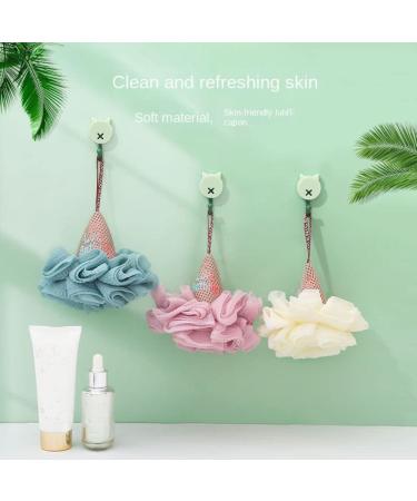 3-Piece Ice Cream Bath Balls for Kids | Skin Exfoliating Sponge and Body Scrubber | Bath Shower Accessories - Buy Online on GoSupps.com