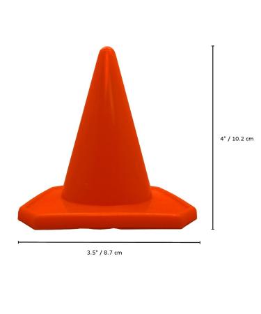 BlueDot Trading Bright Neon Orange Cone Markers - Set of 10 for Soccer Agility Drills & Outdoor Activities - Buy Online on GoSupps.com