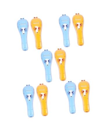 Minkissy 10 STK razor storage box holder for bare shaver travel ages for razor carrier bag for razor shaver razor hard case razor fall hair clip universal man 16.5x6x3.5cmx5pcs