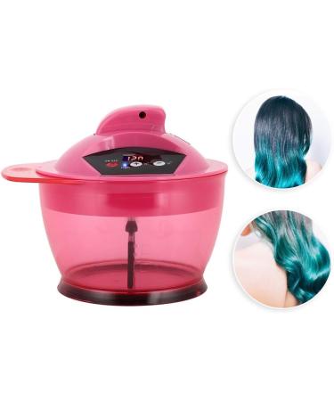Electric Hair Coloring Bowl - Rose Red Dye Mixer for Salon-Quality Results - Buy Online on GoSupps.com