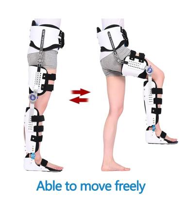 Adjustable Hinged Hip Joint Stabilizer Brace for Arthritis & Recovery | Right Leg Support - Buy Online on GoSupps.com