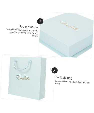 ifundom 1pc Chocolate Box Chocolate Candy Heart-Shaped Box Blue 1 count (Pack of 1) - Buy Online on GoSupps.com