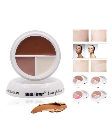 Long Lasting Makeup Concealer Cream - Flawless Full Coverage for All Skin Types - 4 Colors Available - Buy Online on GoSupps.com