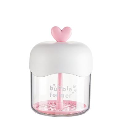 Bubble Foamer Device Skincare Tools for Fine Delicate Foam Facial Former Device for Facial Cleanser Rich Foam Maker for Face Wash Foamer Fun durablee Foam Cleanser and Face Wash Locking Effect transparent red