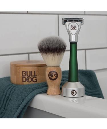 BULLDOG SKINCARE - Original Green Glass Razor Smooth Glide Includes Razor Stand - Buy Online on GoSupps.com