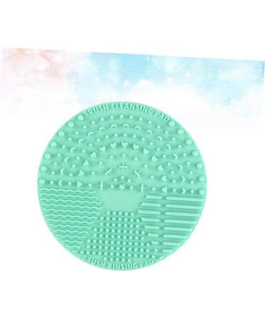 DOITOOL Makeup Brush Cleaner Pad Makeup Brush Washing Mat Silicone Makeup Cleaning Brush Scrubber Makeup Brush Cleaner Brush Cleaner Silicone Makeup Brush Cleaner Accessories Round 10*10cm Green - Buy Online on GoSupps.com