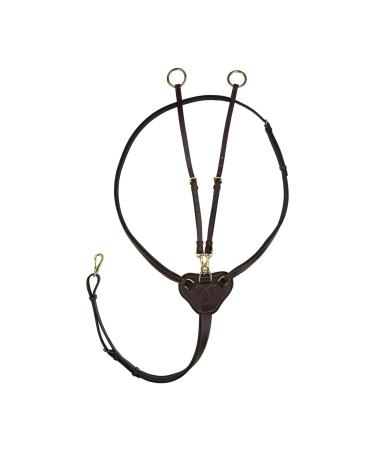HORZE Winchmore Martingale Brown F Dark Brown (F) Warmblood