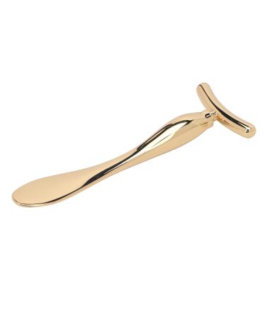 Golden Eye Cream Applicator | Zinc Alloy T-Shaped Facial Massage Wand for Swelling Reduction - Buy Online on GoSupps.com