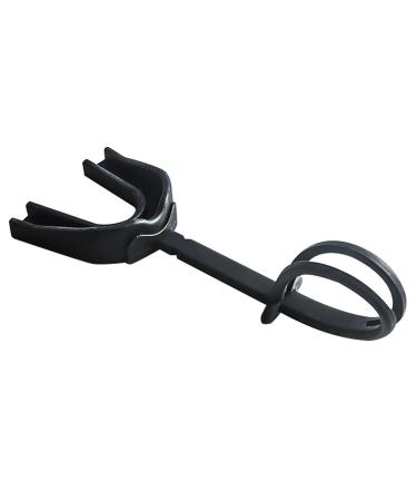 Mouthguard with strap for martial arts boxing rugby hockey football (black)