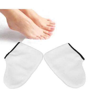 2pcs Reusable Foot Care Gloves - Paraffin Wax SPA Foot Covers for Moisturizing & Skin Rejuvenation - Buy Online on GoSupps.com