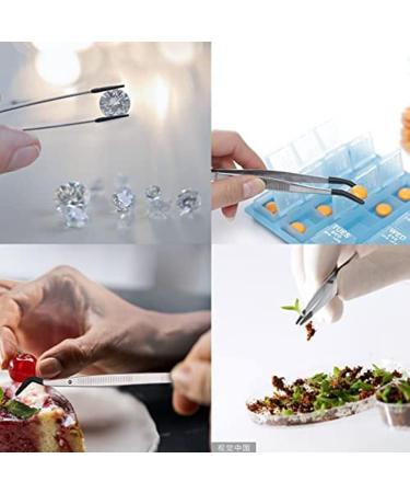 WISYURT Hair Removal Set - 4 Tweezers with Rubber Plugs & PVC Coating | Fine & Flat Tip Epilator Pliers for Precision Hair Removal - Buy Online on GoSupps.com