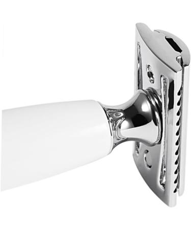 Frcolor Double Safety Razor for Men - Long Handle Manual Shaver with Double-Edged Blades | Ideal for Electricians & Smooth Shaving - Buy Online on GoSupps.com