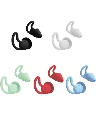 Sleep earplugs Silicone Ear Plugs Ear Plugs 2PCS/Set 3 Layer Soft Silicone Sleeping Ear Plugs Noise Reduction Earplugs Sound Insulation Plugs for Sleep Study (Color (Color : Bianco) - Buy Online on GoSupps.com