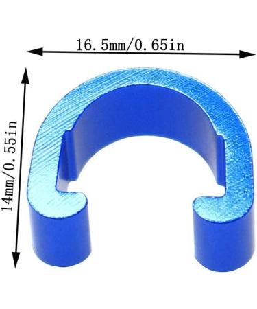 10PCS Blue Aluminum Alloy C-Clips Clamps for Bicycles Brake & Gear Cables - Buy Online on GoSupps.com