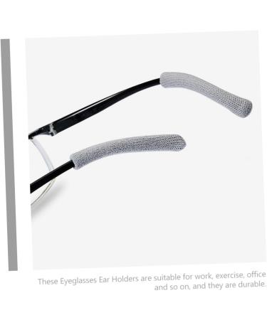 Angoily Silicone Ear Pads for Glasses - Comfortable Holders for Behind-the-Ear Styles | Slippery Cover & Brake Shoes | 5.5x0.7cm Gray - International Shipping - Buy Online on GoSupps.com