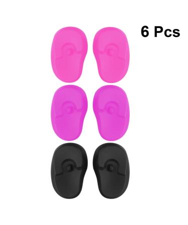 FOMIYES Ear Covers - 3 Pairs Silicone Earmuffs for Hair Dye, Shower, Bathing - Buy Online on GoSupps.com