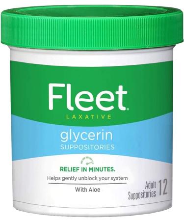Fleet Glycerin Suppositories Adult 12 Each by Fleet