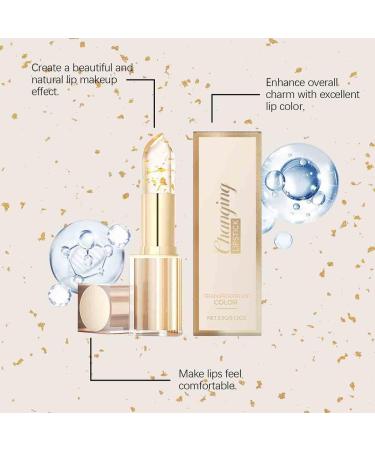 Transferproof Color Changing Lipstick Color Changings Lipstick Gold Foil Magic Temperature Color Change transparente Lipsticks Moisturizer Long Lasting 24 Hours Lip Balm for women (1pcs) - Buy Online on GoSupps.com