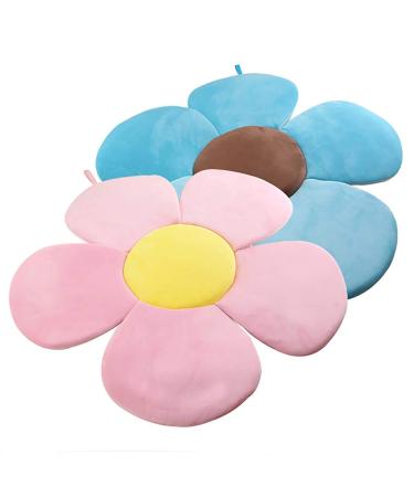 URMAGIC Baby Bathtub Pad - Foldable Blooming Flower Petal Shape Bath Cushion for Newborns, Blue - Buy Online on GoSupps.com