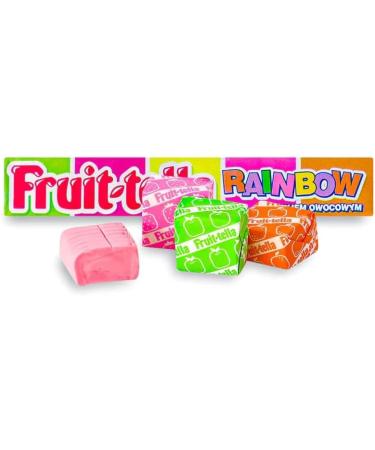 40 x Fruit Tella Rainbow Chewy Candy with Fruit Juice Delicious Tasty And Twisty Treat Gift Hamper - Buy Online on GoSupps.com