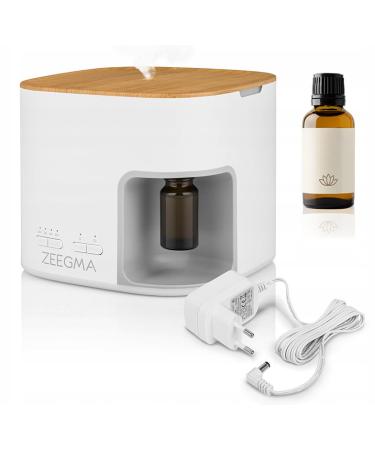 ZEEGMA aroma ultrasound diffuser for essential oils humidifier aromatherapy function performance 12 W 2 modes of the intensity of the fragrance capacity 500 ml timer bedside lamp led (white)