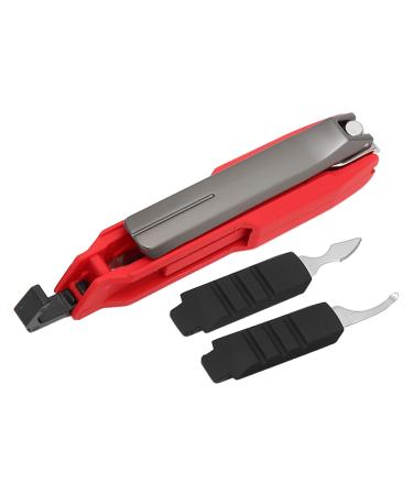 Nail Clippers Blade Manicure Clippers Professional Design for Nail Salon for Household(Red black)