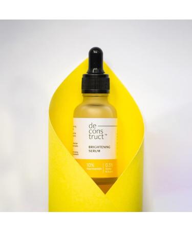 Di cons truc't Brightening Serum: 10% Niacinamide Face Serum for Pigmentation & Dark Spots | 0.3% Alpha Arbutin | For Women & Men | Reduces Dark Spots & Acne Marks | Fragrance Free | Beginner-friendly | 30ml - Buy Online on GoSupps.com