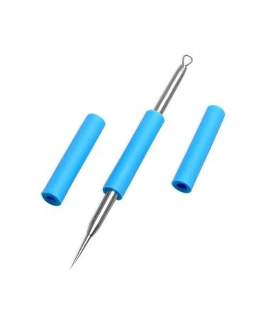 Fresh n acne needle Face acne Removing pimple remover stainless steel-need-face-acne-pimple-extractor-blackhead remover tool Acne needle (Size: China)