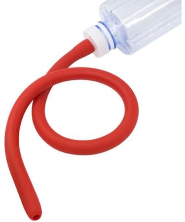 Vailang Soft Silicone Anal Washing Hose Cleaner Kit - Red | Gentle Bidet Shower for Women - Buy Online on GoSupps.com