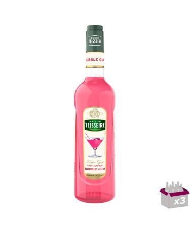 Teisseire Bubble Gum Syrup 3 x 70 ml Pack of 3
