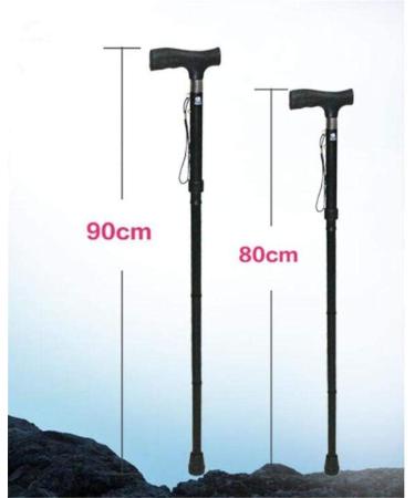 Walking Stick Folding Cane Crutches Adjustable Walking Crutches Folding Stick Height Adjustable Reliable Lightweight Folding Walking Stick 80-90cm Adjustable Bathing in Sunlight - Buy Online on GoSupps.com
