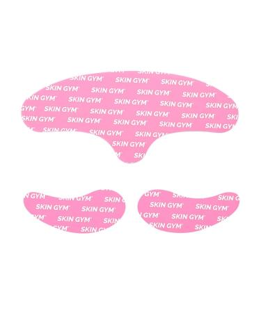 Skin Gym Re-usable Mask Collection - Reusable 100% Silicone Forehead Wrinkle & Under Eye Patches - for Dark Circles and Puffiness Brightening Treatment Mask Skincare for Anti Aging and Stress Relief