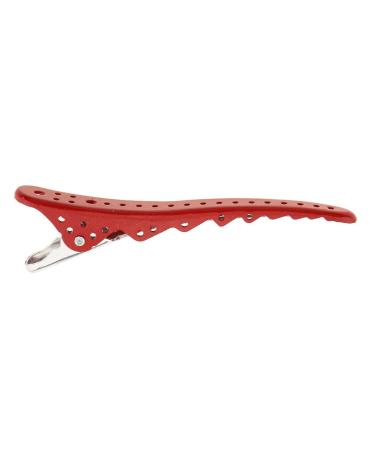 MagiDeal Red Hair Sectioning Clips Set - 6 Professional Hairdresser Hair Clips for Easy Styling & Sectioning - Buy Online on GoSupps.com